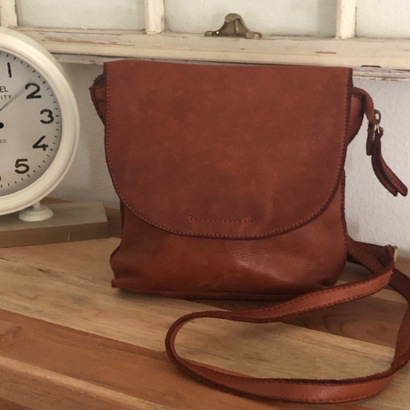 Marta Ponti Portugal Genuine Leather Handbag Crossbody Adjustable Strap - Picture 12 of 13